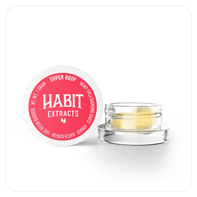 1g THca Diamond Sauce Live Resin Badder – Super Boof