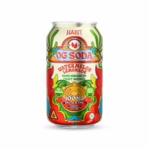 Delta 9 THC OG Soda – 100mg – Watermelon Lemonade
