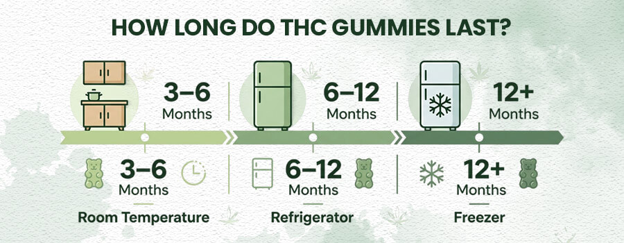 How Long Do THC Gummies Lasts